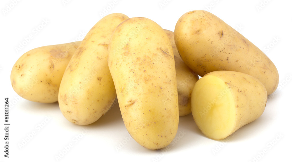 Potatoes isolated on white background Potatoes isolated on white background