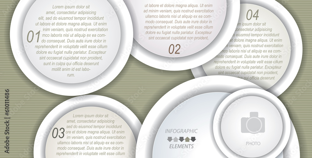 Modern vector infographic template design for your business Modern vector infographic template design for your business