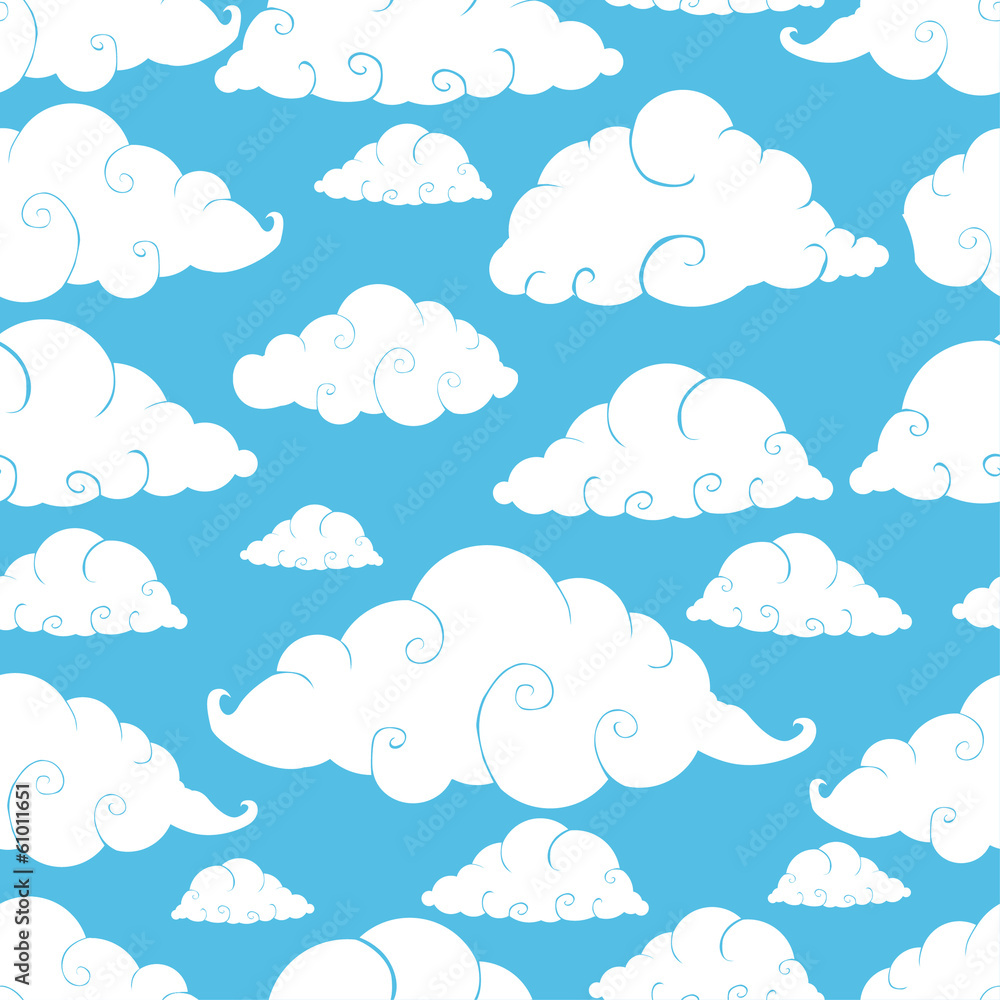 Seamless cloud pattern Seamless cloud pattern