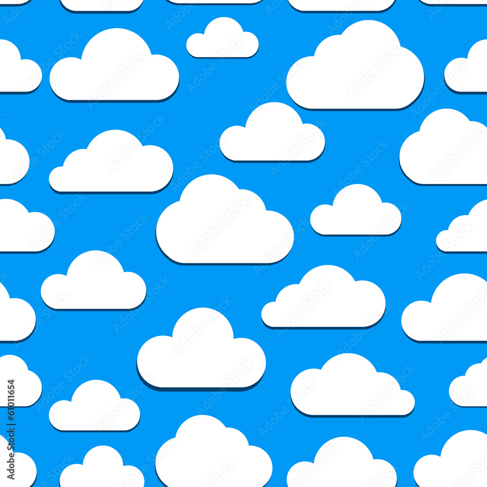 Seamless clouds background Seamless clouds background