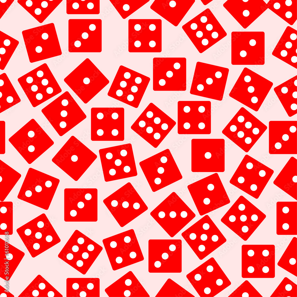 Seamless dice background Seamless dice background