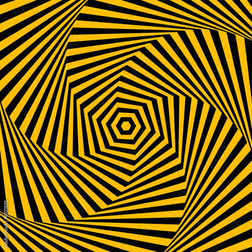 Abstract background with optical illusion effect.