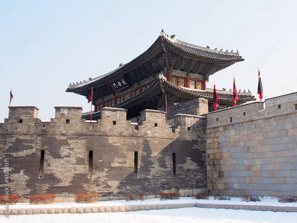 Janganmun Gate of Hwaseong Fortress in Suwon, South Korea Janganmun Gate of Hwaseong Fortress in Suwon, South Korea