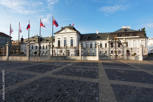 Grassalkovichov palace in Bratislava, Slovakia