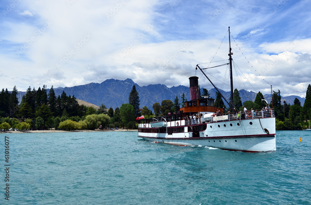 Naklejka premium TSS Earnslaw in Queenstown NZ
