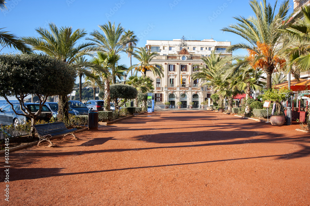 Fototapeta premium View of LLoret de Mar in the Costa brava.Catalonia.Spain
