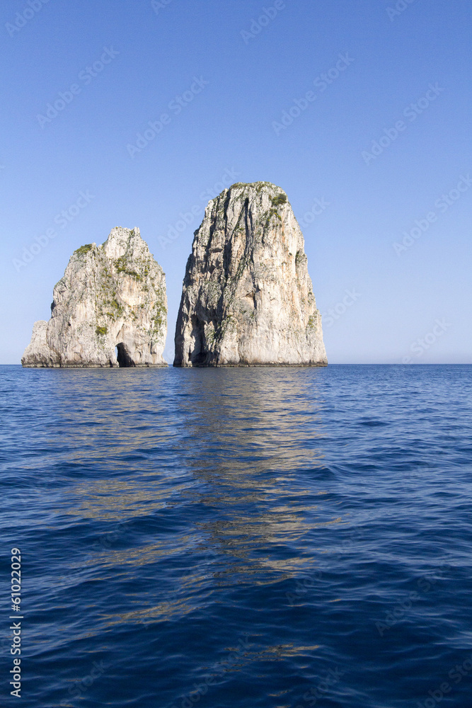 Faraglioni in Capri island - Italy