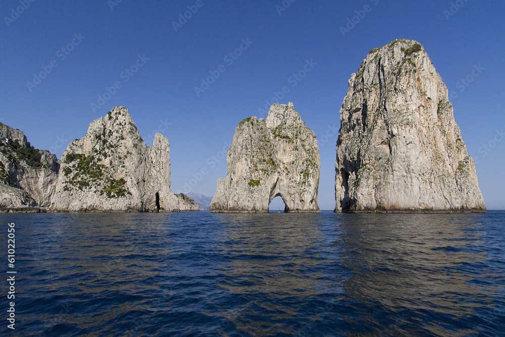 Fototapeta premium Faraglioni in Capri island - Italy