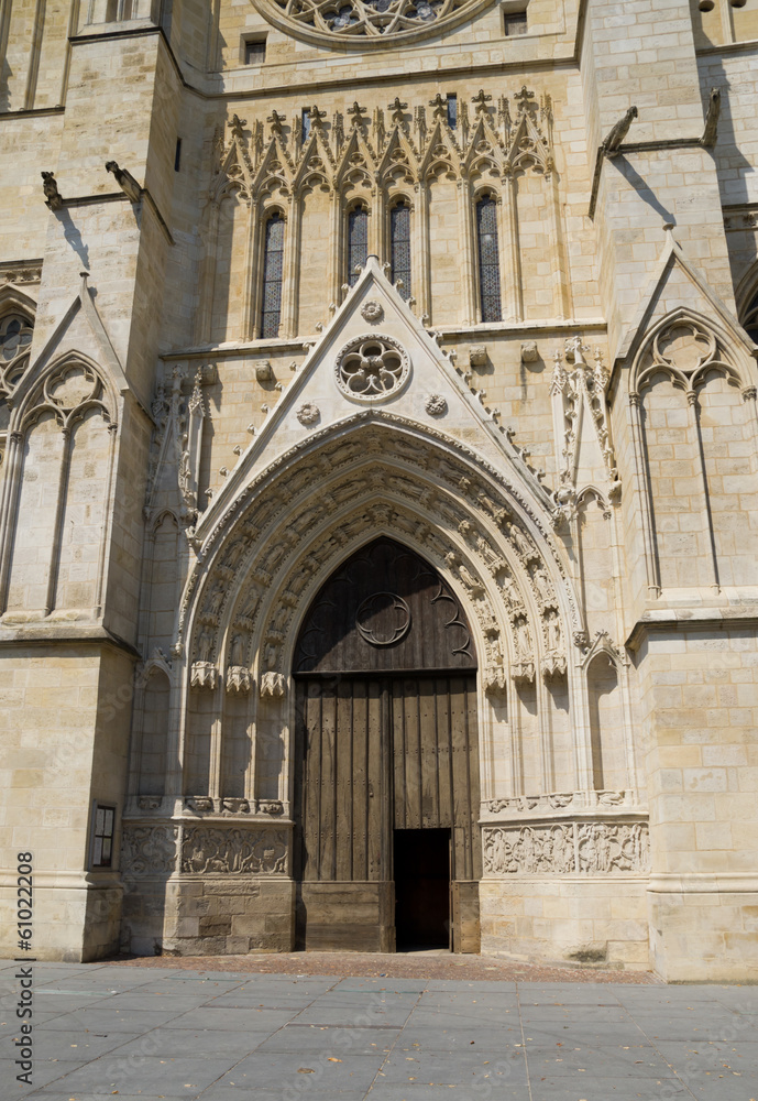 Obraz premium Porte entrée Cathédrale Saint-André