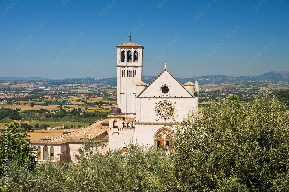 Basilica of St. Francesco d'Assisi. Umbria. Italy.