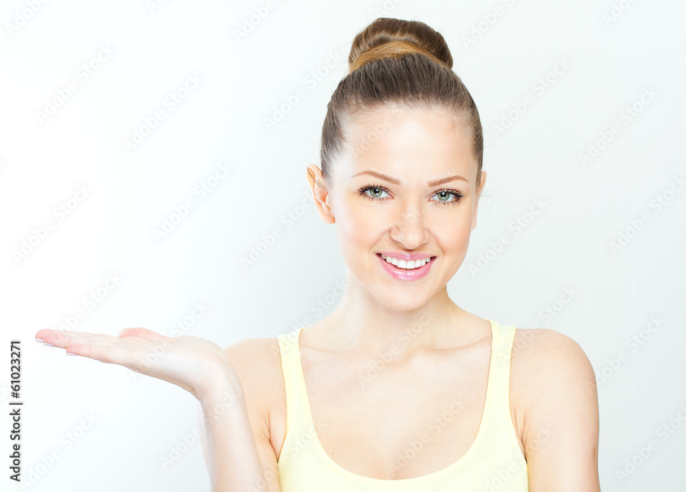 Portrait Of Young Smiling Beautiful Woman Portrait Of Young Smiling Beautiful Woman