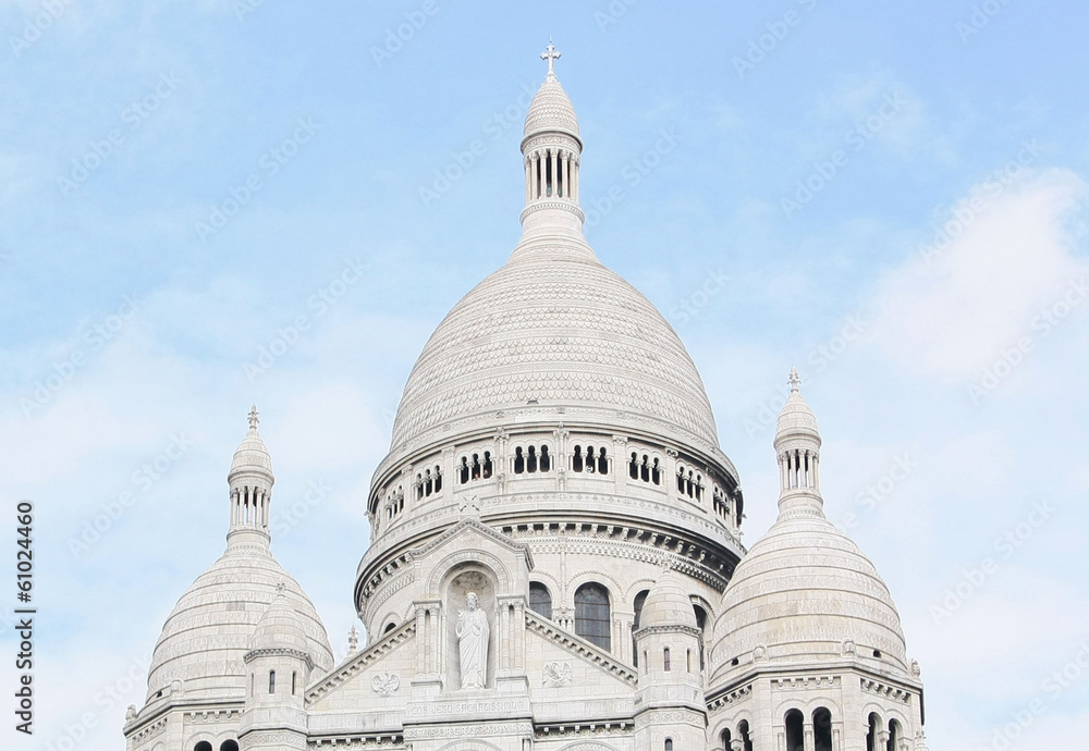 White architecture in Paris
