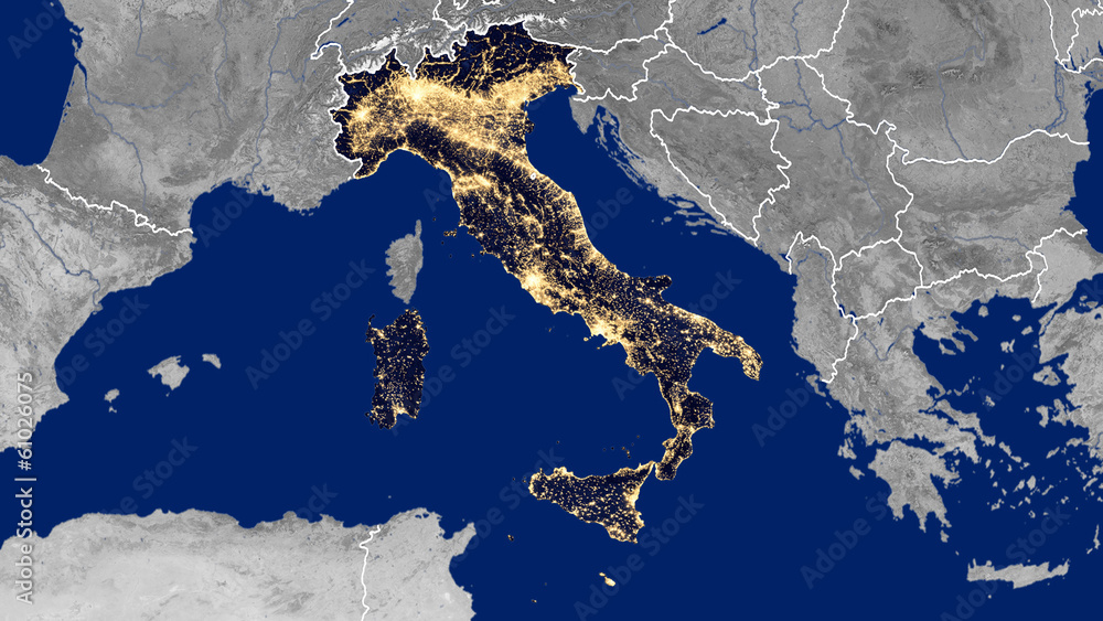 Fototapeta premium Italy - Night