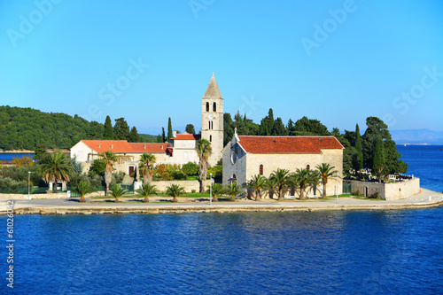 Fototapeta Naklejka Na Ścianę i Meble -  Vis town on island in Croatia