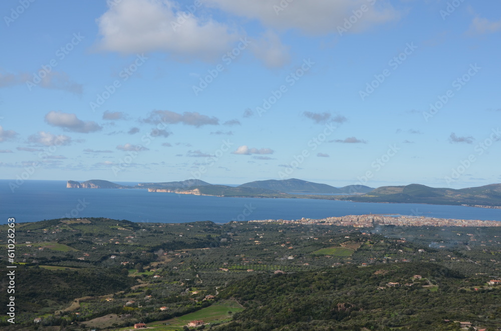 sardinian coast near alghero