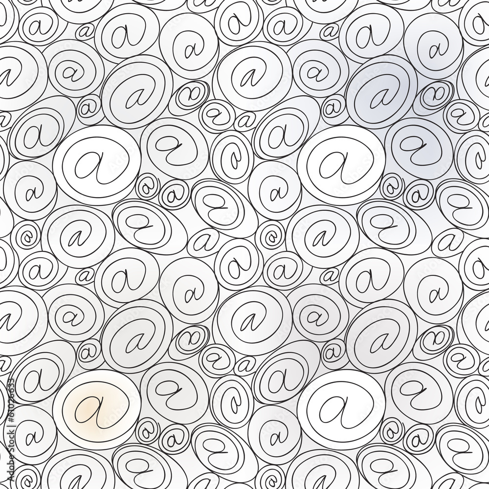 e-mail sign seamless background. spam mail pattern concept. e-mail sign seamless background. spam mail pattern concept.