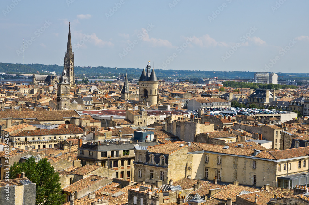 Bordeaux vue du ciel