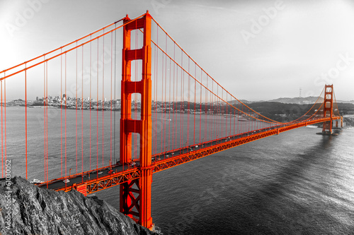 Fotografia Golden Gate, San Francisco, Kalifornia, USA.