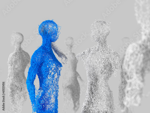 Abstract Human Silhouette
