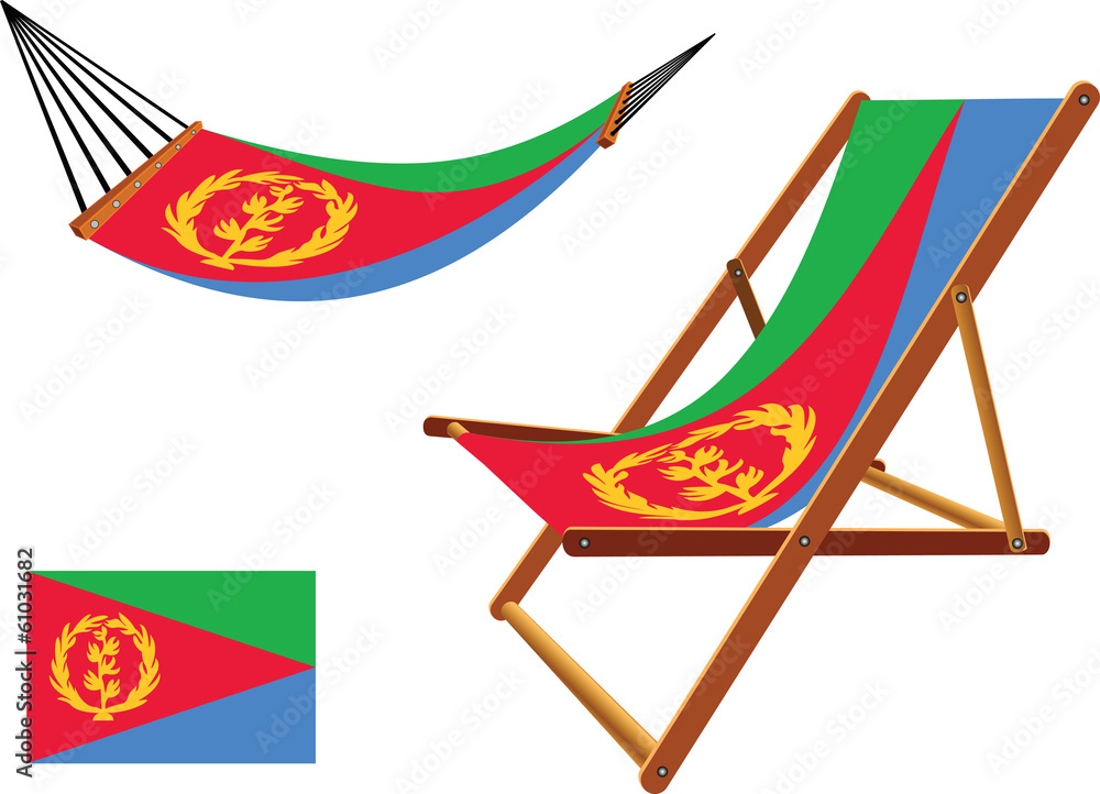 eritrea hammock and deck chair set eritrea hammock and deck chair set