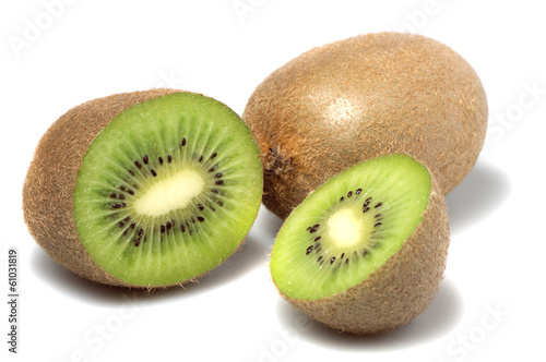 Kiwi fruit Isolatet on white background