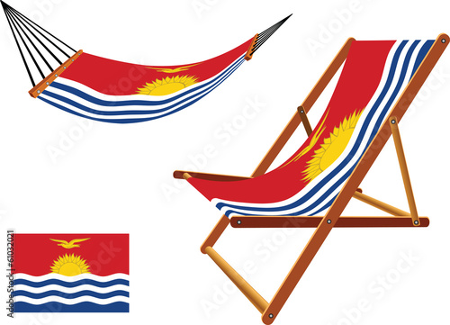 kiribati hammock and deck chair set