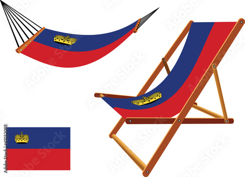 liechtenstein hammock and deck chair set