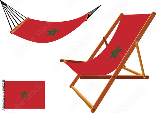 morocco hammock and deck chair set