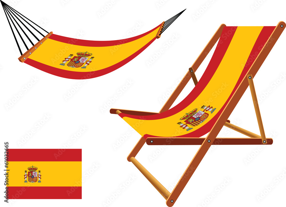 spain hammock and deck chair set spain hammock and deck chair set