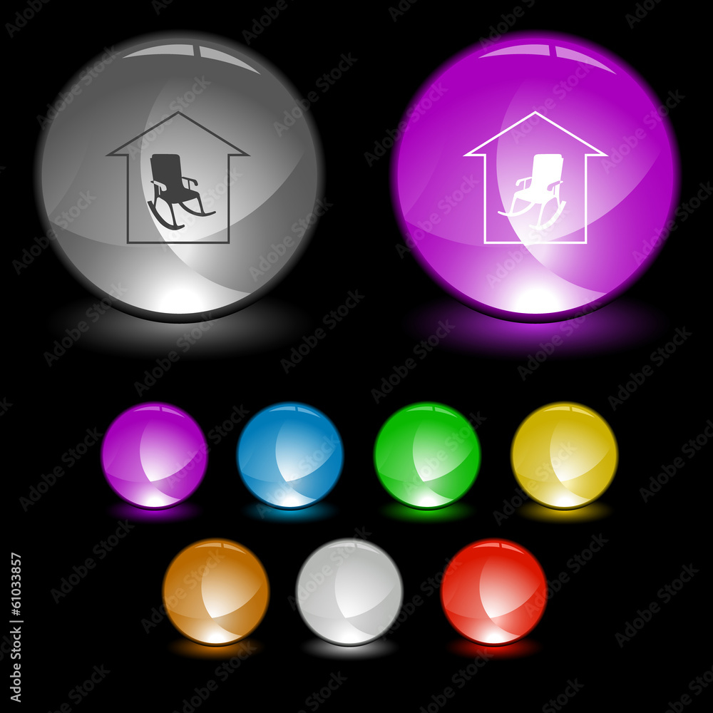Home comfort. Vector interface element. Home comfort. Vector interface element.