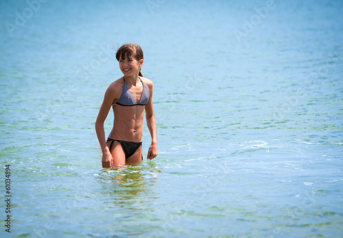 sports girl in the sea © Andriy Petrenko
