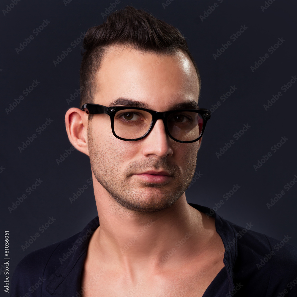 fashion portrait of a young man - he is now a professional model fashion portrait of a young man - he is now a professional model