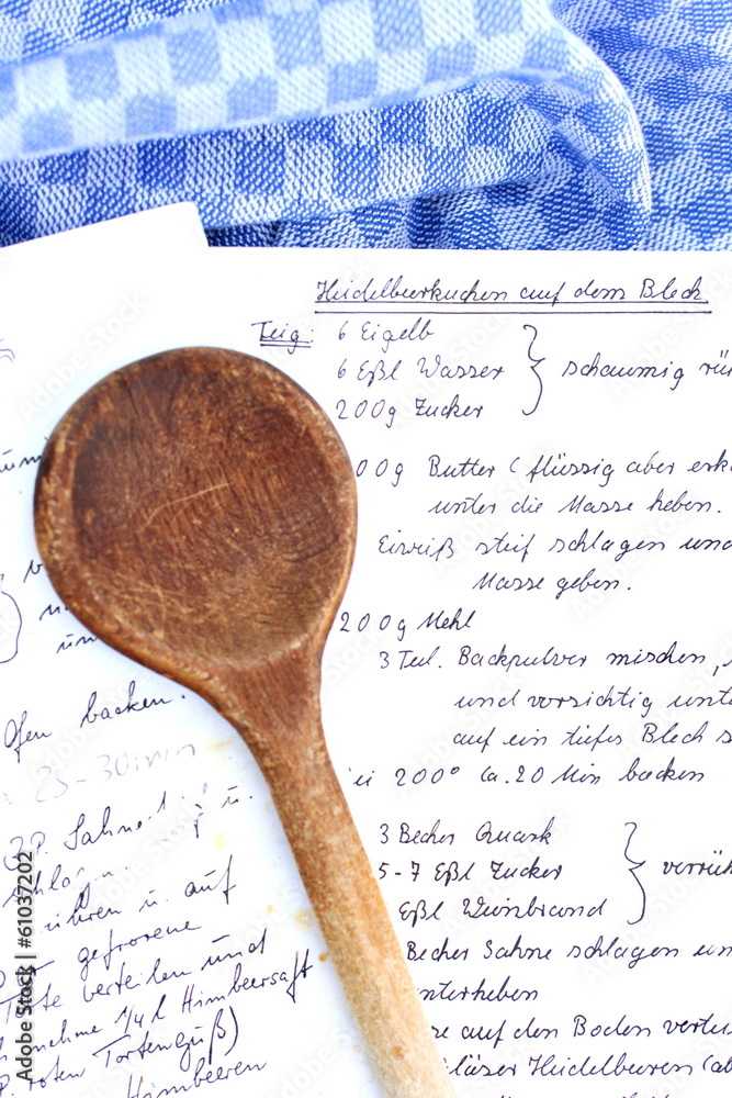 altes-rezept-heidelbeerkuchen-mit-kochl-ffel-stock-photo-adobe-stock