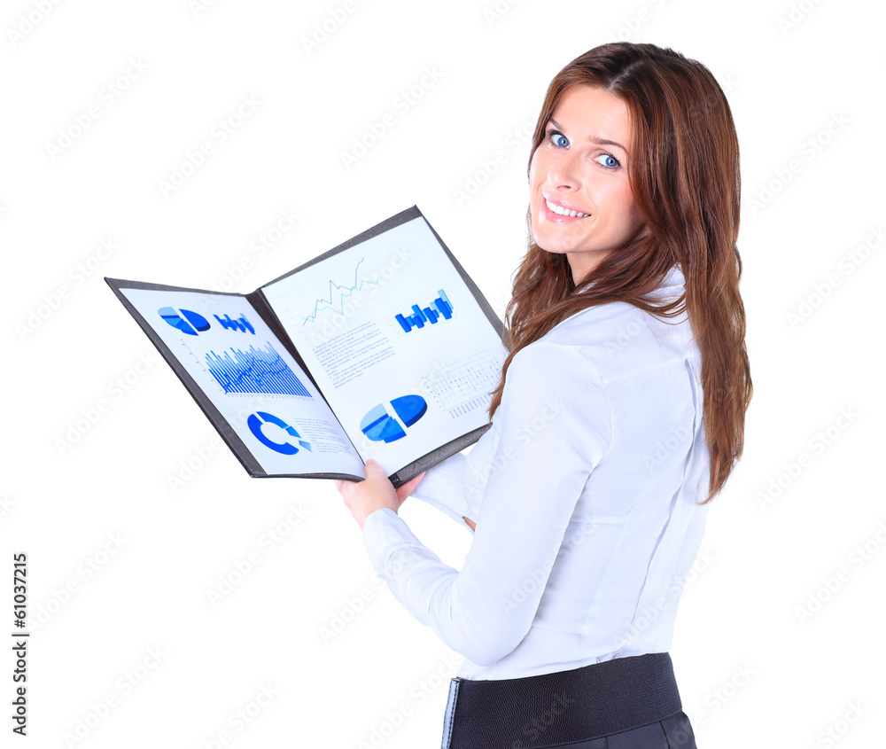 Portrait of smiling business woman Portrait of smiling business woman