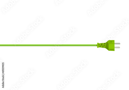 Grüner Stecker