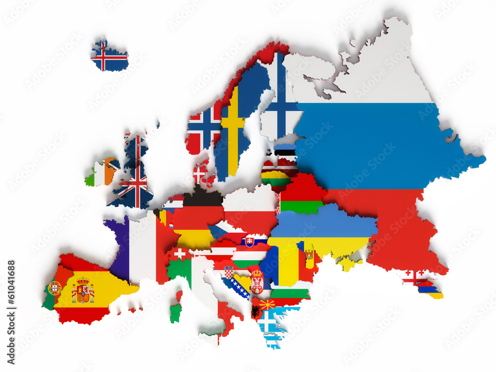 conjunto do todos Europa bandeiras 20774619 Vetor no Vecteezy