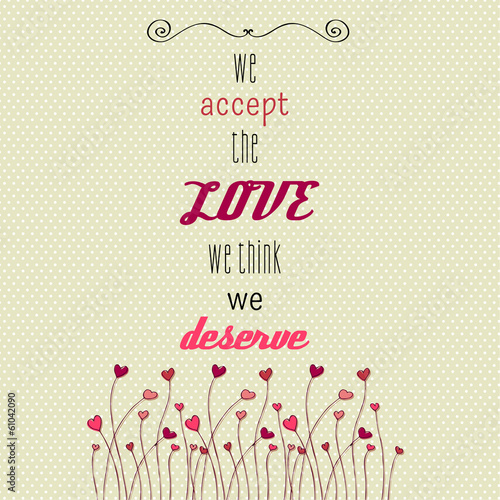 Vintage Typographic Background