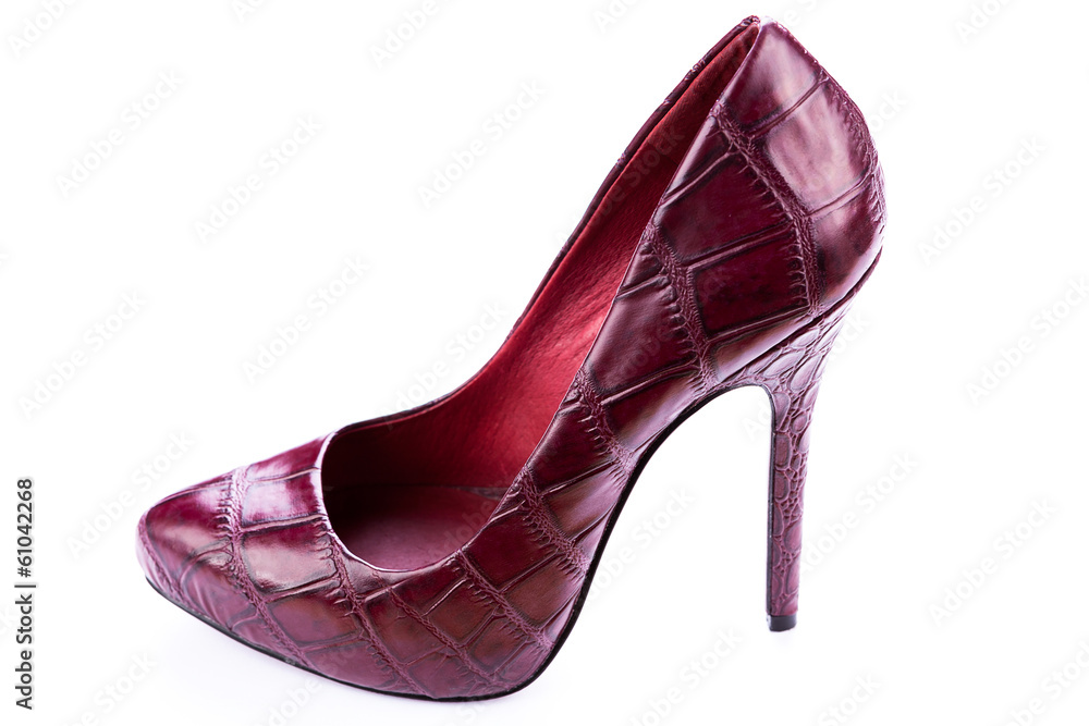 roter hoher leder schuh highheels für frauen roter hoher leder schuh highheels für frauen