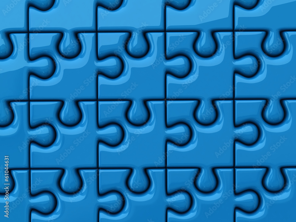 Blue puzzle background