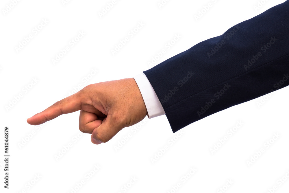 isolated hand pointing to something with clipping path isolated hand pointing to something with clipping path