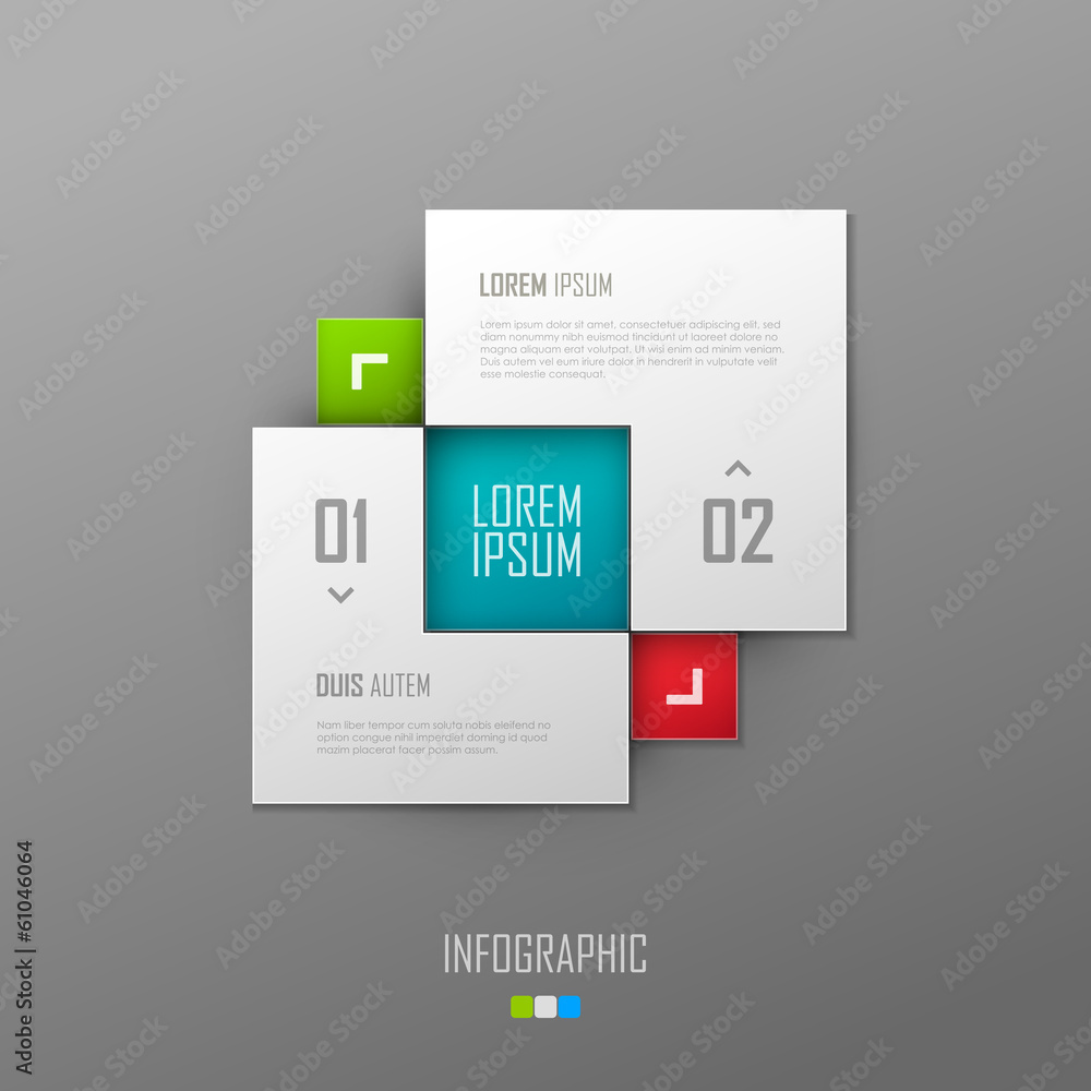 Vector website template design Vector website template design