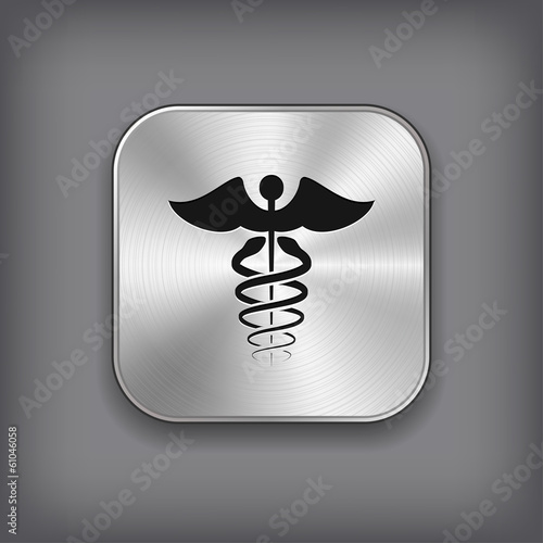 Caduceus Medical Symbol Icon
