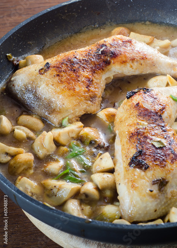 Chicken with mushrooms