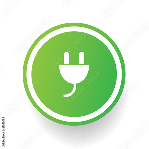 Energy plug symbol,vector