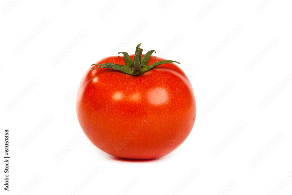 Fresh red tomato isoated on white Fresh red tomato isoated on white