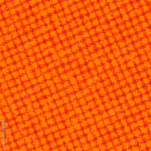 Orange Checkered Grunge