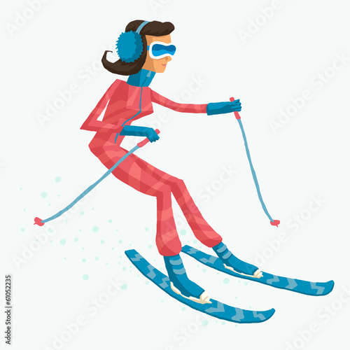 Run Skier Run (woman version)