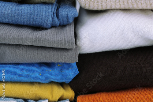 Close up of colorful clothes © Africa Studio