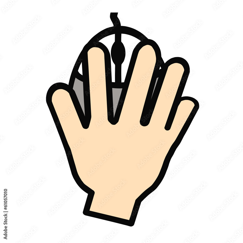 Obraz premium Logo obsługi myszy