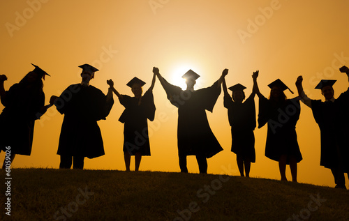 People Graduation Silhouette